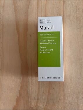 Murad Retinol Youth Renewal Serum - Green and White Packaging